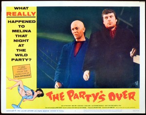 PARTY’S OVER 1965 Oliver Reed, Clifford David, Ann Lynn 2 LOBBY CARDS