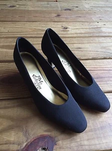 Colección PM by 9.2.5 Mujer 7 1/2 Negro Clásico Elegante 2 1/2 Pulgadas Tacones - Imagen 1 de 12