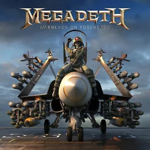 MEGADETH Warheads On Foreheads BANNER HUGE 4X4 Ft Fabric Poster Flag album cover - Picture 1 of 3