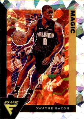 2020-21 Flux Fanatics Factory Set Cracked Ice #130 Dwayne Bacon Orlando Magic - Image 1 of 2