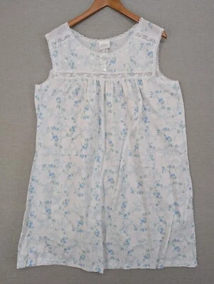 Camisón Floral Vintage Adonna Talla 1X XL Vestido para Dormir Abuela Cabina -0325G136 Foto 1 de 4