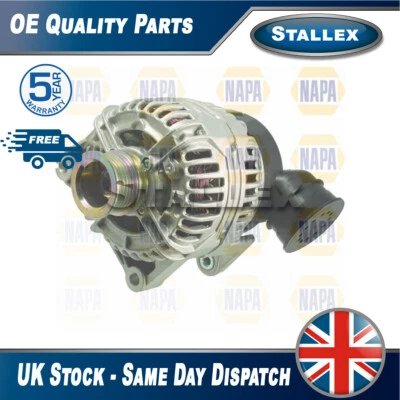 Fits BMW 3 Series 1998-2007 5 Series 1996-2004 Z3 1995-2002 Alternator Stallex - Image 1 of 2