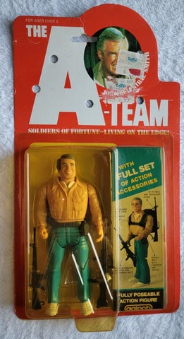 1983 GALOOB THE A-TEAM HANNIBAL SMITH ACTION FIGURE W/ ACCESSORIES SEALED NEW! Cover