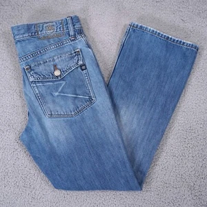 Rock & Republic Henlee Mens 34x32 Blue Rear Flap Pocket 100% Cotton Jeans - Picture 1 of 9