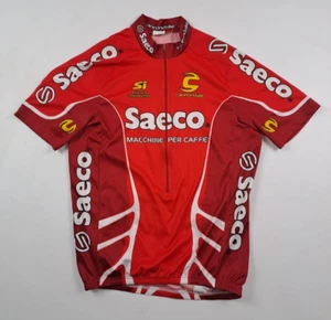 CANNONDALE Cycle BIKE JERSEY Bicycle Shirt Red SAECO size XL - Picture 1 of 3