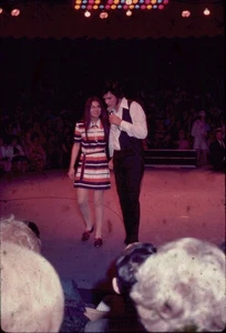 ENGELBERT HUMPERDINCK AND FAN- DATED 1970-- - - 35MM SLIDE TRANSPARENCY - Picture 1 of 1