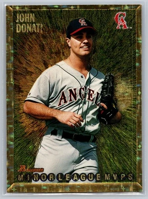 John Donati 1995 Bowman - Minor League MVPS Gold Foil California Angels 233 RC - Image 1 of 2