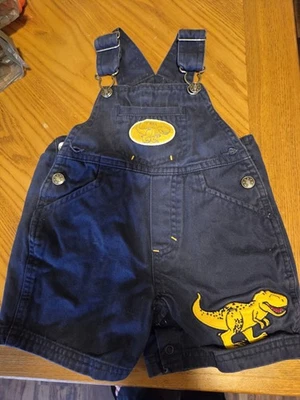 Bermuda Vintage Simply Basic T Rex Dino Zone Meninos Infantil 12 Meses - Imagem 1 de 3