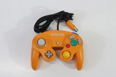 Official Nintendo GameCube Controller Pad Spice Orange GC NGC T3 OEM Cord Damage - Image 1 of 4