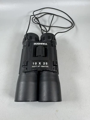 Bushnell 10x25 Compact Binoculars 302ft/1000yds Black - Image 1 of 4