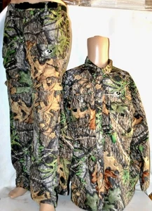 Conjunto de Pantalones y Camisa Mossy Oak OBSESSION Manga Larga Pantalones Cortos Grandes con Cremallera Ventilados Poliéster - Imagen 1 de 15