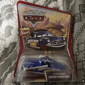 PIT CREW MEMBER FABULOUS HUDSON HORNET Die Cast World 2007 Disney Pixar Cars NEU - Bild 1 von 4