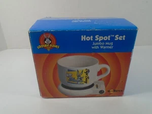Salton 1998--Looney Tunes--Hot Spot Set Jumbo Taza con calentador (Bugs Bunny) - Imagen 1 de 5