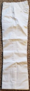 Clean White Men's DSCP Quarterdeck White Slacks US Navy 34L Hemmed 30" Inseam A1 - Picture 1 of 6
