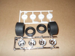 AMT 1/25 1967 CHEVELLE PRO STREET Tires And Wheels - Picture 1 of 1