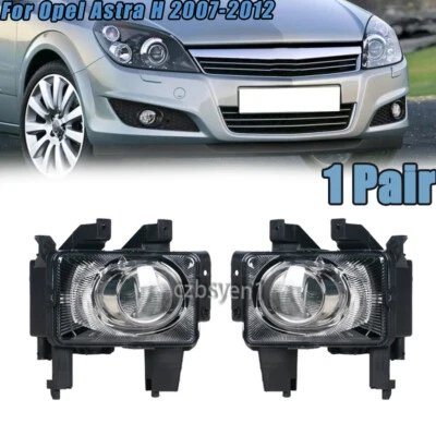 1 par de luces antiniebla para parachoques delantero sin bombilla para Opel Astra H 2007-2012 Foto 1 de 4