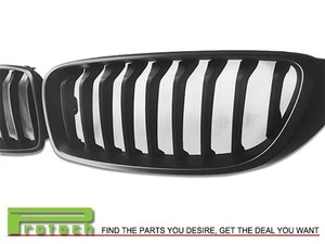 2014+ Matte Black Front Grille Performance For 420i 428i 435i Gran Coupe F36 - Picture 1 of 2