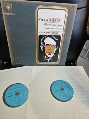 Stockhausen  Complete Piano Music Piano Kontarsky CBS France S77209 2 LP SET ED1 - Bild 1 von 4