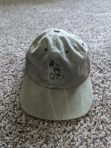 Vtg Mickey Mouse Ball Hat Green Goofys Hat Co Walt Disney USA Made + - Picture 1 of 7