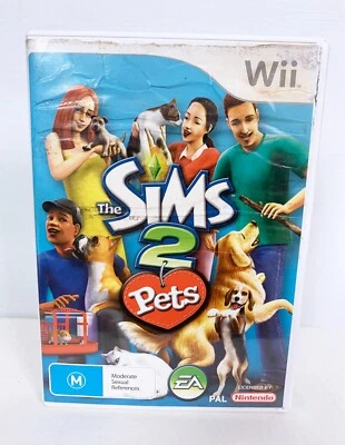 Nintendo Wii The Sims 2 Pets Game R4 PAL AU/NZ - Image 1 of 4