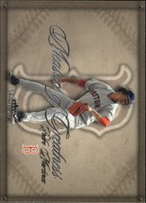 2005 Fleer Showcase Measure of Greatness #5 Pedro Martinez - NM-MT