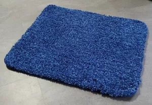 Gobi Blue/ Blau Badteppich 55x65cm. Supersoft - Kuschelweich - Florhöhe: 25mm - Bild 1 von 7