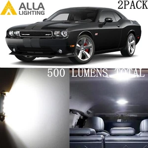 Alla Lighting Dome Map Interior Lights 578 White LED Bulbs for Dodge Challenger - Picture 1 of 10