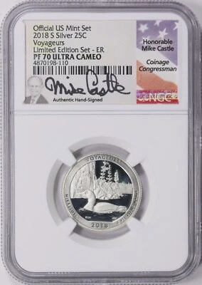 2018 S Silver America The Beautiful Limited Edition NGC PR70 DCAM Complete... - Image 1 of 4