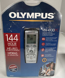 New Olympus VN-4100PC Handheld Digital Voice Recorder Silver