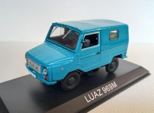 New model - LuAZ 969M Volin 4WD Vehicle - IXO DeAgostini 1:43 Turquoise Soviet - Picture 1 of 1