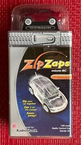 Radio Shack Zip Zaps Micro RC Car Red Ford Mustang Cobra Body Kit Nib 1:64 - Picture 1 of 5