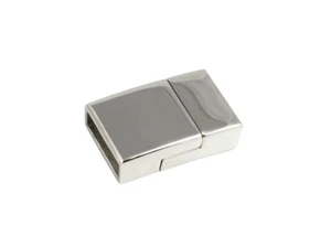 Edelstahl Magnetverschluss poliert Ø 12 x 4 mm armband herstellen - Bild 1 von 1