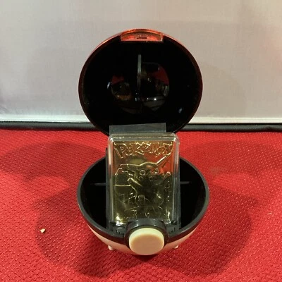 Pokémon 1999 23k Gold Plated Trading Card Pikachu Burger King Promo - Image 1 of 4