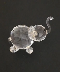 Swarovski elefantino originale 5,5x4,5x3,5 cm integro (328) Come da foto - Foto 1 di 3