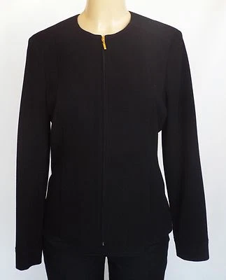 Chaqueta Blazer Mujer Colección Liz Claiborne Negra Talla 8 Foto 1 de 4