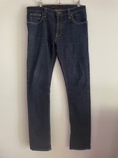 NUDIE Jeans & CO. Tube Tom Organic Cotton Dark Blue Jeans Men's W34/L34 Slim Fit