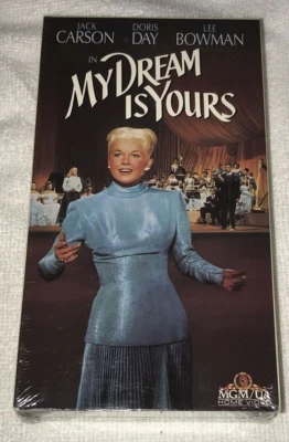 My Dream is Yours VHS 1949 Color Movie Video Musical Doris Day Sealed NEW - Image 1 of 3