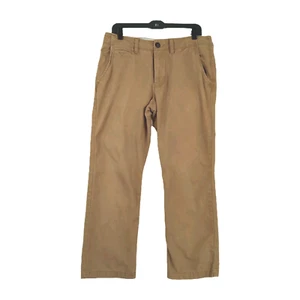 American Eagle Chino Pants Mens 32 x 26 Tan Straight Leg Mid Rise Workwear - Picture 1 of 15