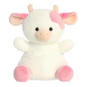 Aurora - Palm Pals - Tamaño Fiesta - 13" Belle Fresa Vaca Peluche - Imagen 1 de 5