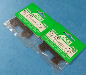 (Atlas MH7-953 + MH7-954) Kyosho TF3 Carbon Graphite Shock Stay Front + Rear - Picture 1 of 3