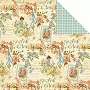 Gráfico 45 Colección Secreta Jardín Libro de recortes Papel Flores Etiquetas Boda Ducha - Imagen 1 de 5