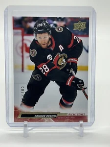 2022-23 Upper Deck Series 1 UD Exclusives #126 Connor Brown - Senators /100 - Picture 1 of 2
