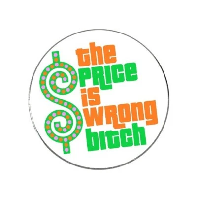 Happy Gilmore The Price Is Wrong B*tch Golf Ball Marker Novelty Gift