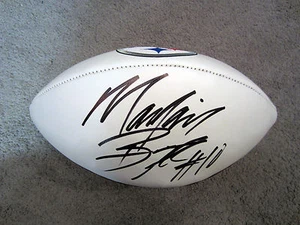 MARTAVIS BRYANT Pittsburgh Steelers Autographed SIGNED Logo Football w/COA - Picture 1 of 1