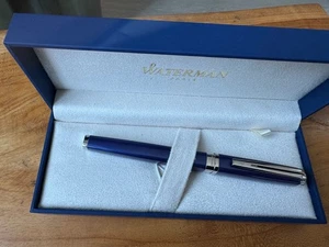 Waterman Exception Blue Laque ST Rollerball Pen  - Made in France - Picture 1 of 10