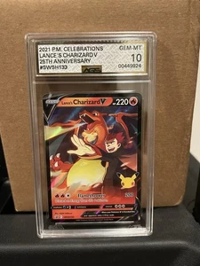 Lance's Charizard V SWSH133 SWSH: Sword & Shield Promo Cards Holo *GEM MINT 10* - Picture 1 of 2