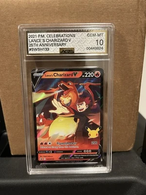 Lance's Charizard V SWSH133 SWSH: Sword & Shield Promo Cards Holo *GEM MINT 10* - Image 1 of 2