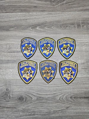 Lote de 6 parches Eureka de la Patrulla de Carreteras de California Foto 1 de 3