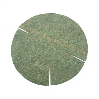 Hanging Basket Liner 12" Green Jute 30cm Natural Fibres Garden Planter | x 20 - Image 1 of 3