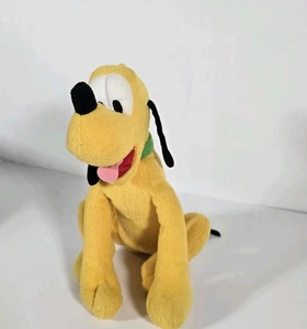 Just Play Disney Pluto Plush Dog Stuffed Animal 8"  Stained Throughout  - Picture 1 of 14